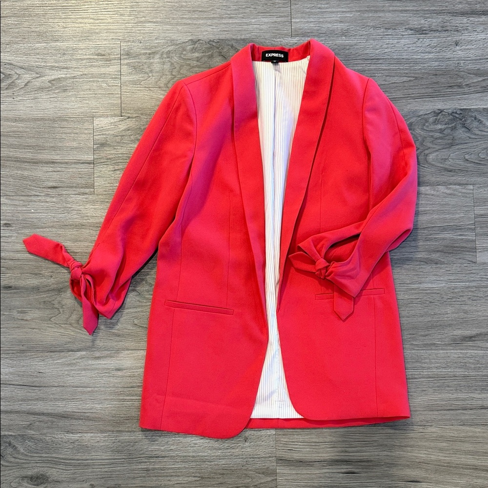 Express Women's Vibrant Pink Blazer